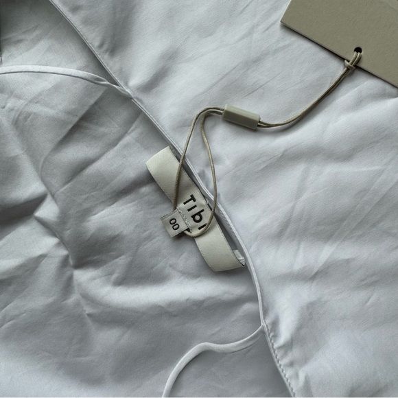 NWT Tibi Poplin Halter Top Size 00 - Can be worn two ways - Picture 9 of 10